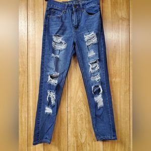 GoGo Jeans Size 5 Highrise Ripped